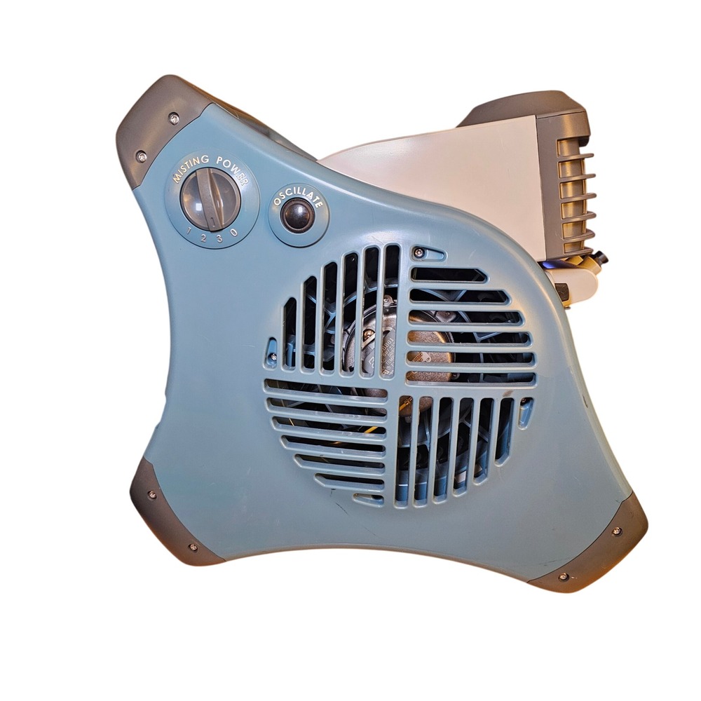 Lasko Misto 7054 Outdoor Misting Fan Blue Gray 3 Speed Oscillating Blower Fan - Picture 7 of 13